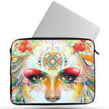 The Color full Girl Face Art Laptop Sleeve
