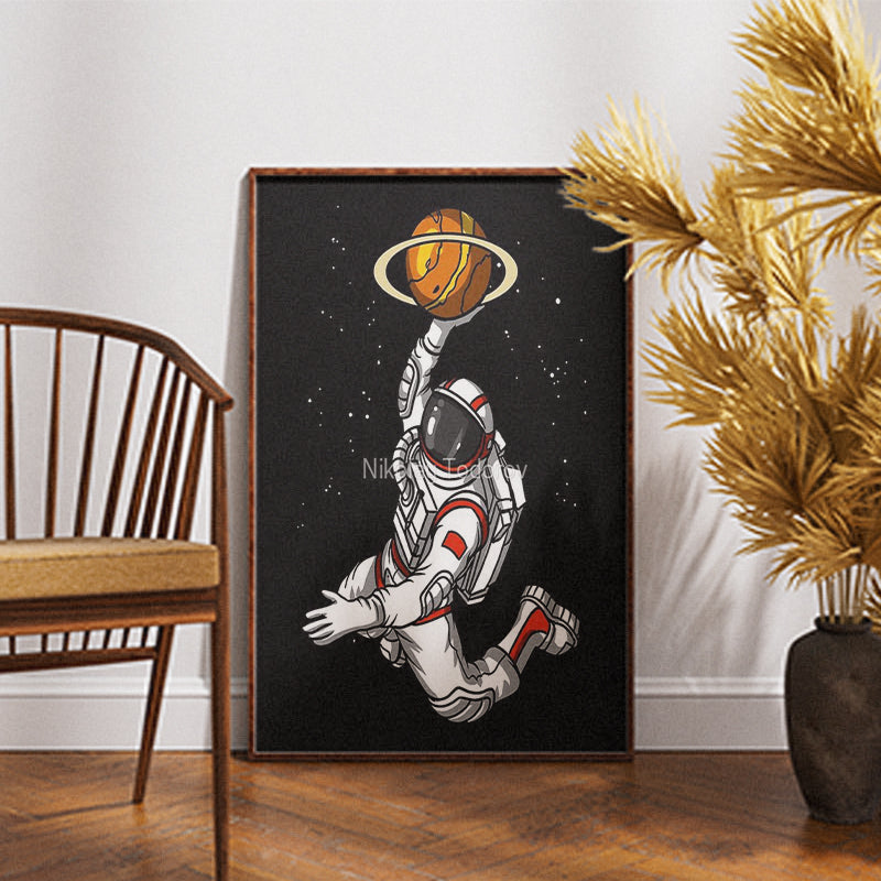 Astronaut In Galaxy 001