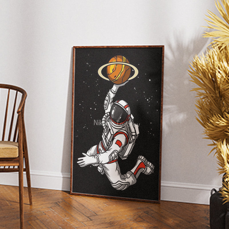 Astronaut In Galaxy 001