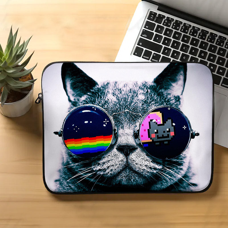 Cat Face Laptop Sleeve