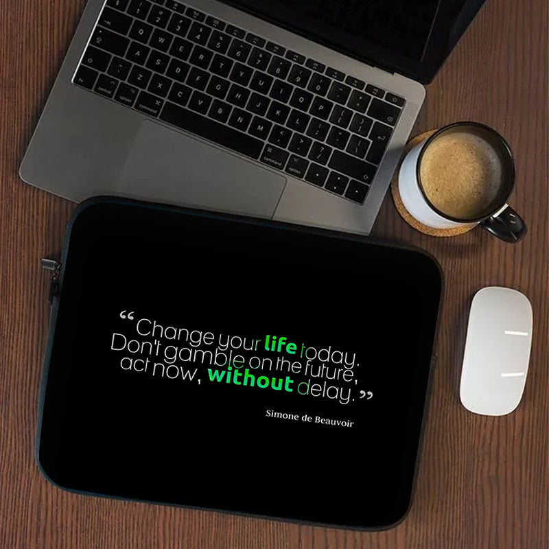 Change Your Life Laptop Sleeve
