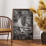 Dollars Black And White 001