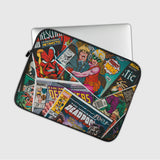 Vintage Superhero Character Laptop Sleeve