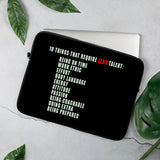 Ten Thing Right Laptop Sleeve