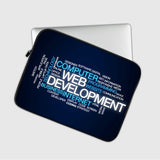 The Blue Web Development Codes Laptop Sleeve
